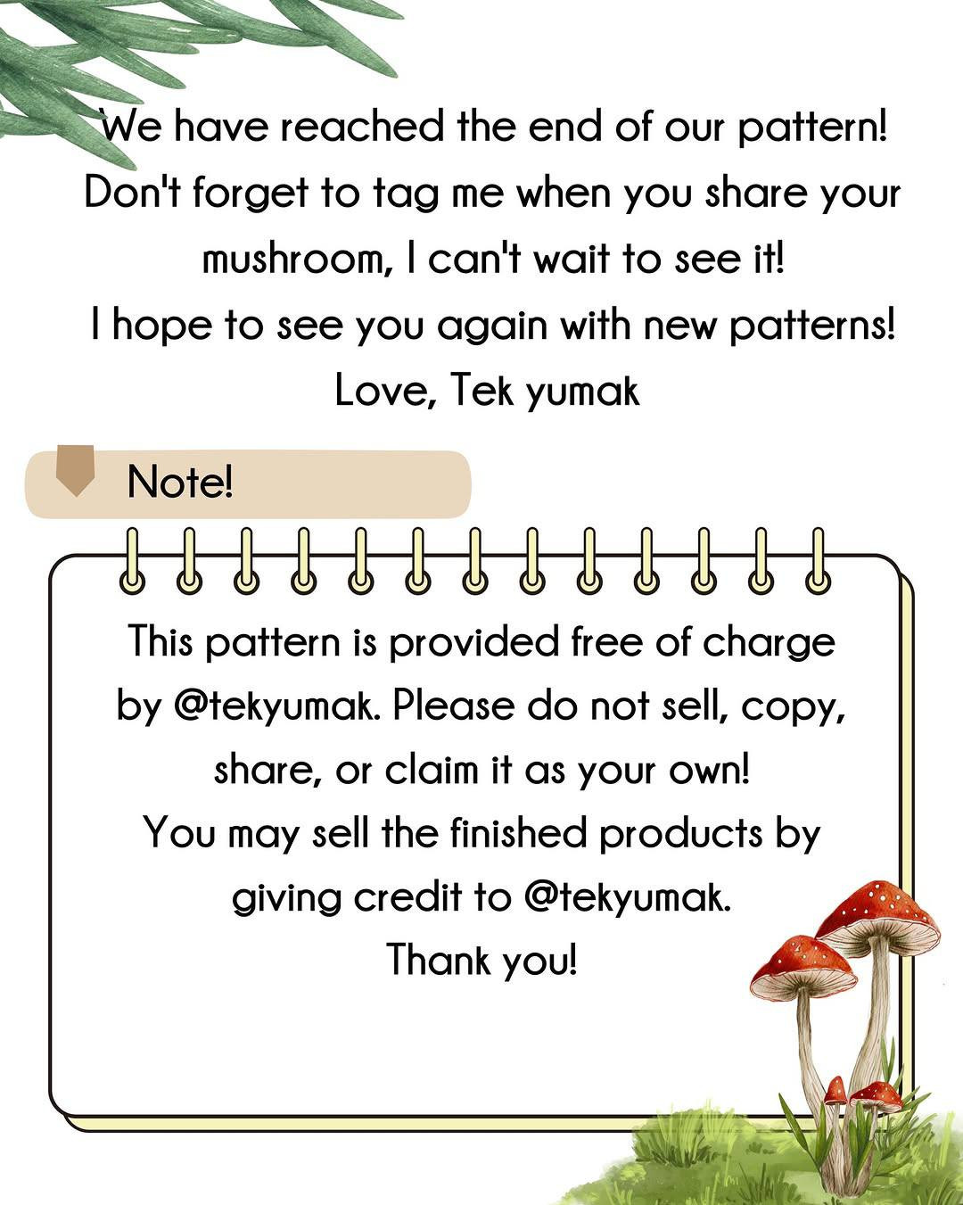 Free Crochet Pattern: Adorable Red Mushroom Bag Charm