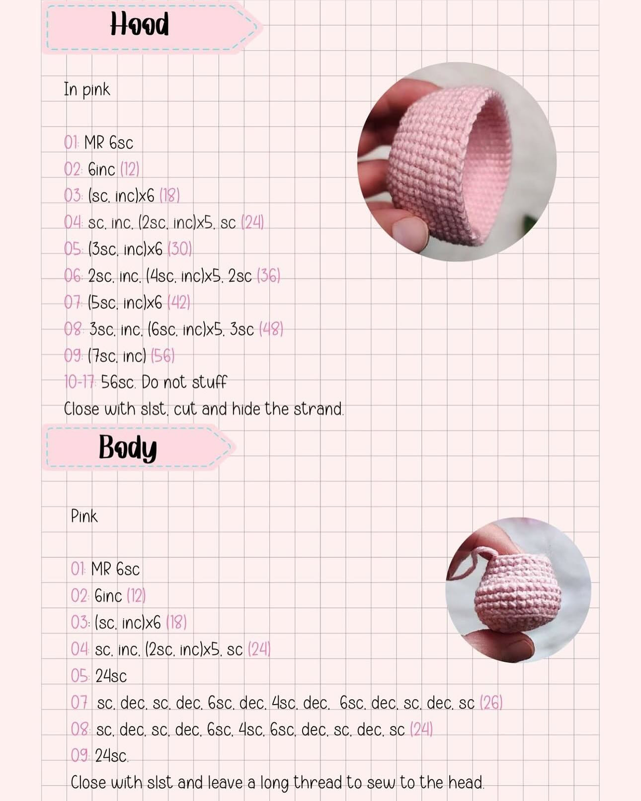Free Crochet Pattern: Baby Cry x Powerpuff Girls Amigurumi Dolls