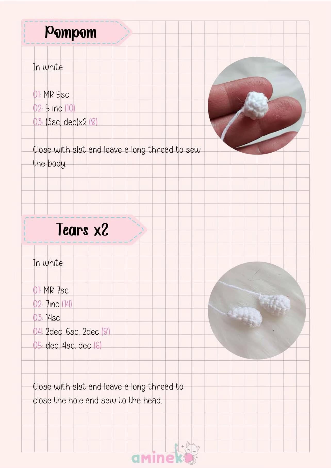 Free Crochet Pattern: Baby Cry x Powerpuff Girls Amigurumi Dolls