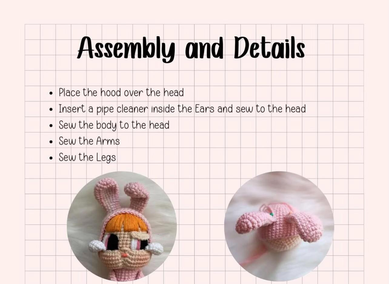 Free Crochet Pattern: Baby Cry x Powerpuff Girls Amigurumi Dolls
