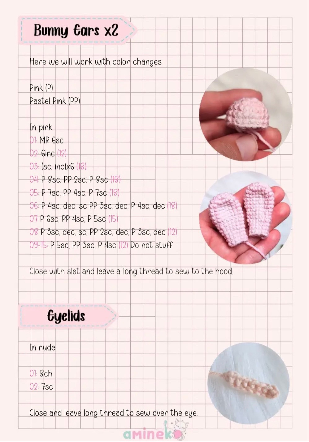 Free Crochet Pattern: Baby Cry x Powerpuff Girls Amigurumi Dolls