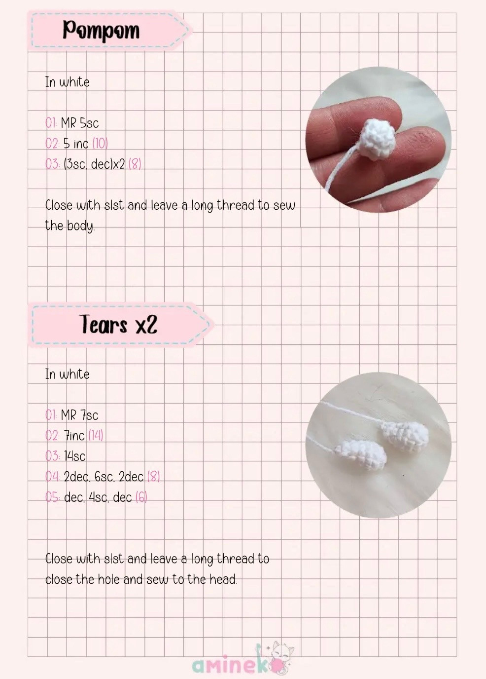 Free Crochet Pattern: Baby Cry x Powerpuff Girls Amigurumi Dolls