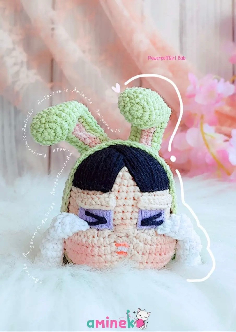 Free Crochet Pattern: Baby Cry x Powerpuff Girls Amigurumi Dolls