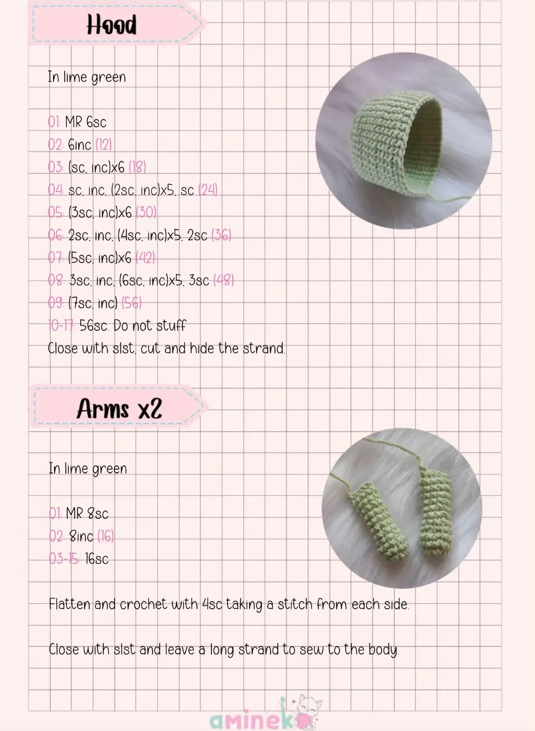 Free Crochet Pattern: Baby Cry x Powerpuff Girls Amigurumi Dolls