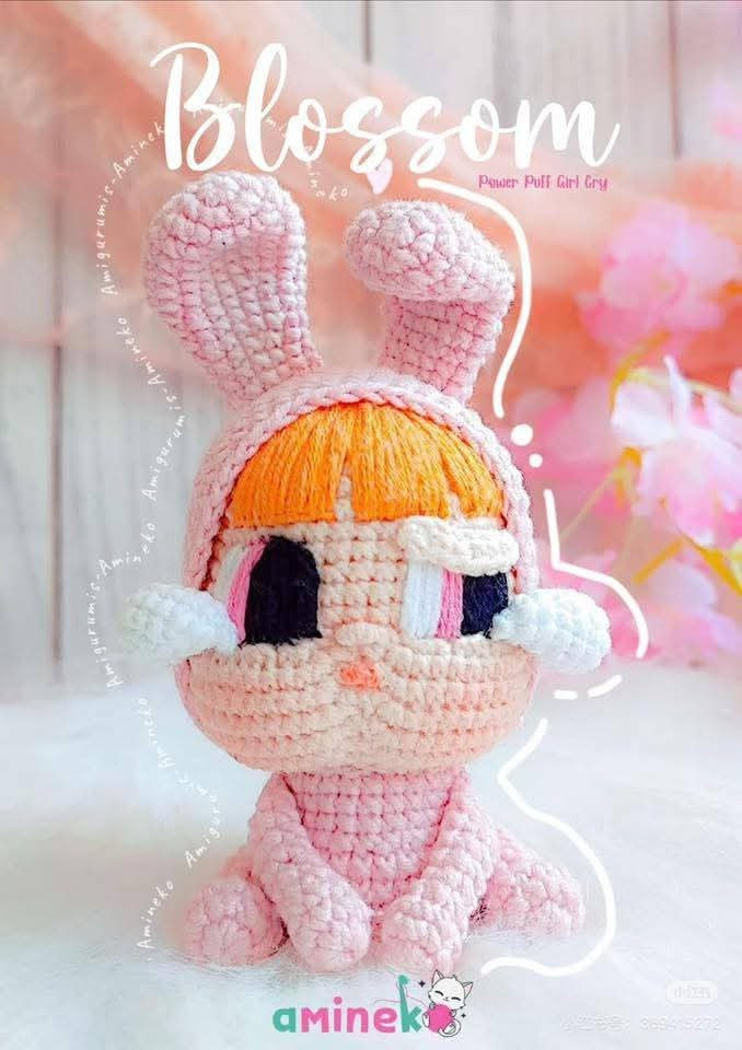 Free Crochet Pattern: Baby Cry x Powerpuff Girls Amigurumi Dolls