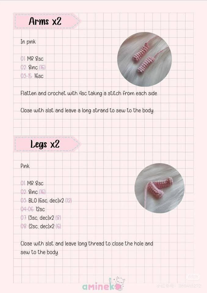 Free Crochet Pattern: Baby Cry x Powerpuff Girls Amigurumi Dolls