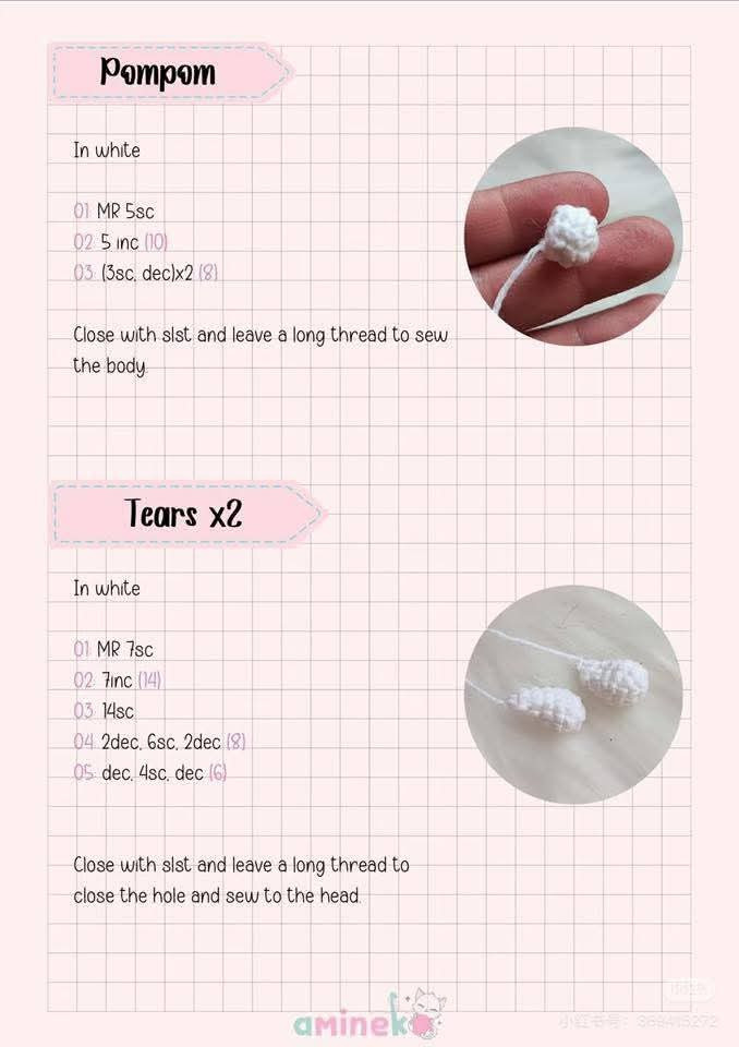 Free Crochet Pattern: Baby Cry x Powerpuff Girls Amigurumi Dolls