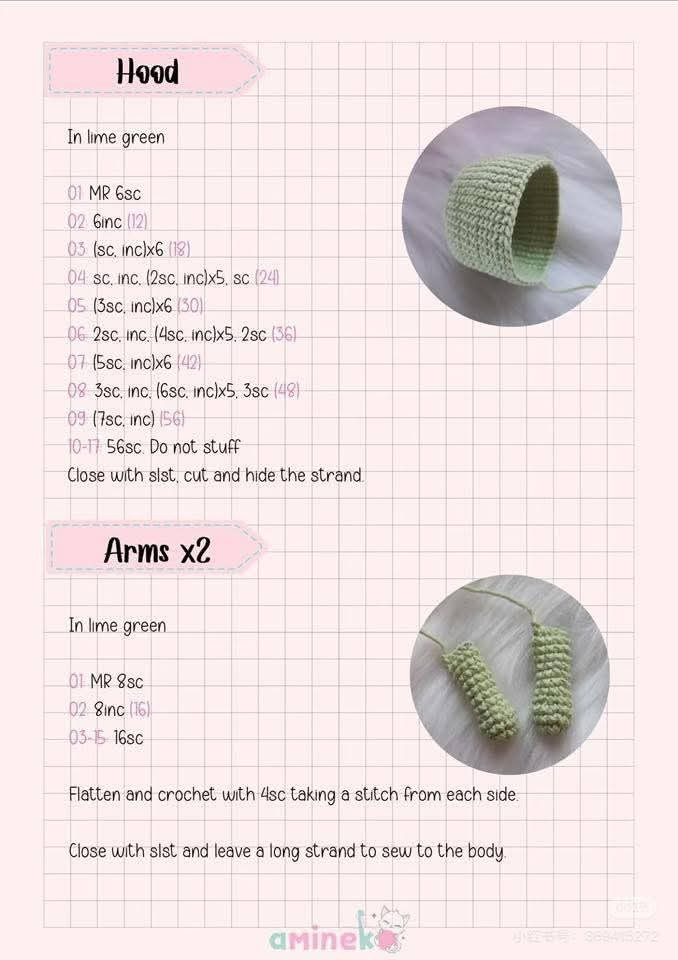 Free Crochet Pattern: Baby Cry x Powerpuff Girls Amigurumi Dolls