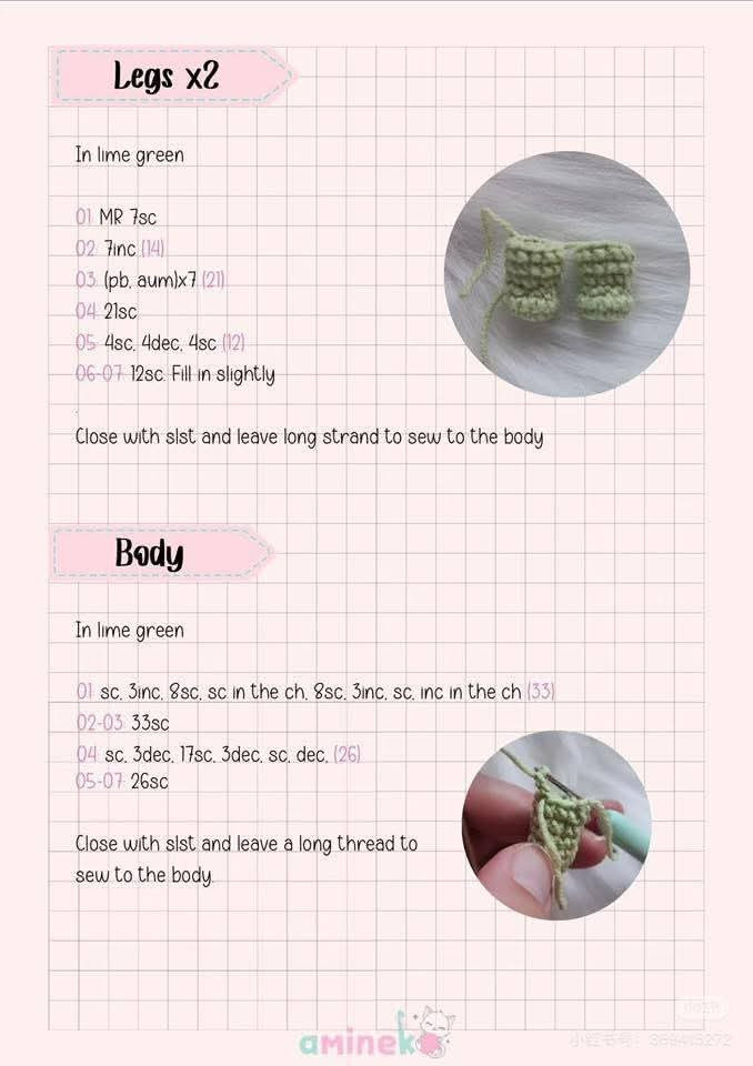 Free Crochet Pattern: Baby Cry x Powerpuff Girls Amigurumi Dolls