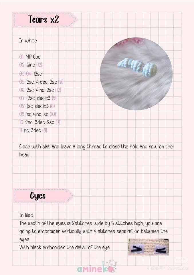 Free Crochet Pattern: Baby Cry x Powerpuff Girls Amigurumi Dolls