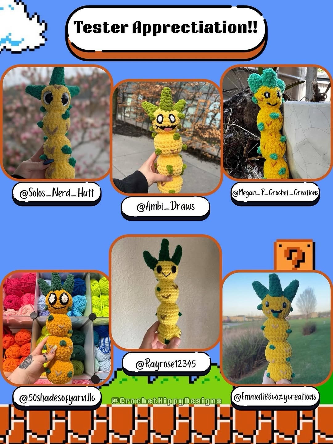 Free Crochet Pattern: Cactus Carl - Amigurumi Doll by CrochetHippyDesigns