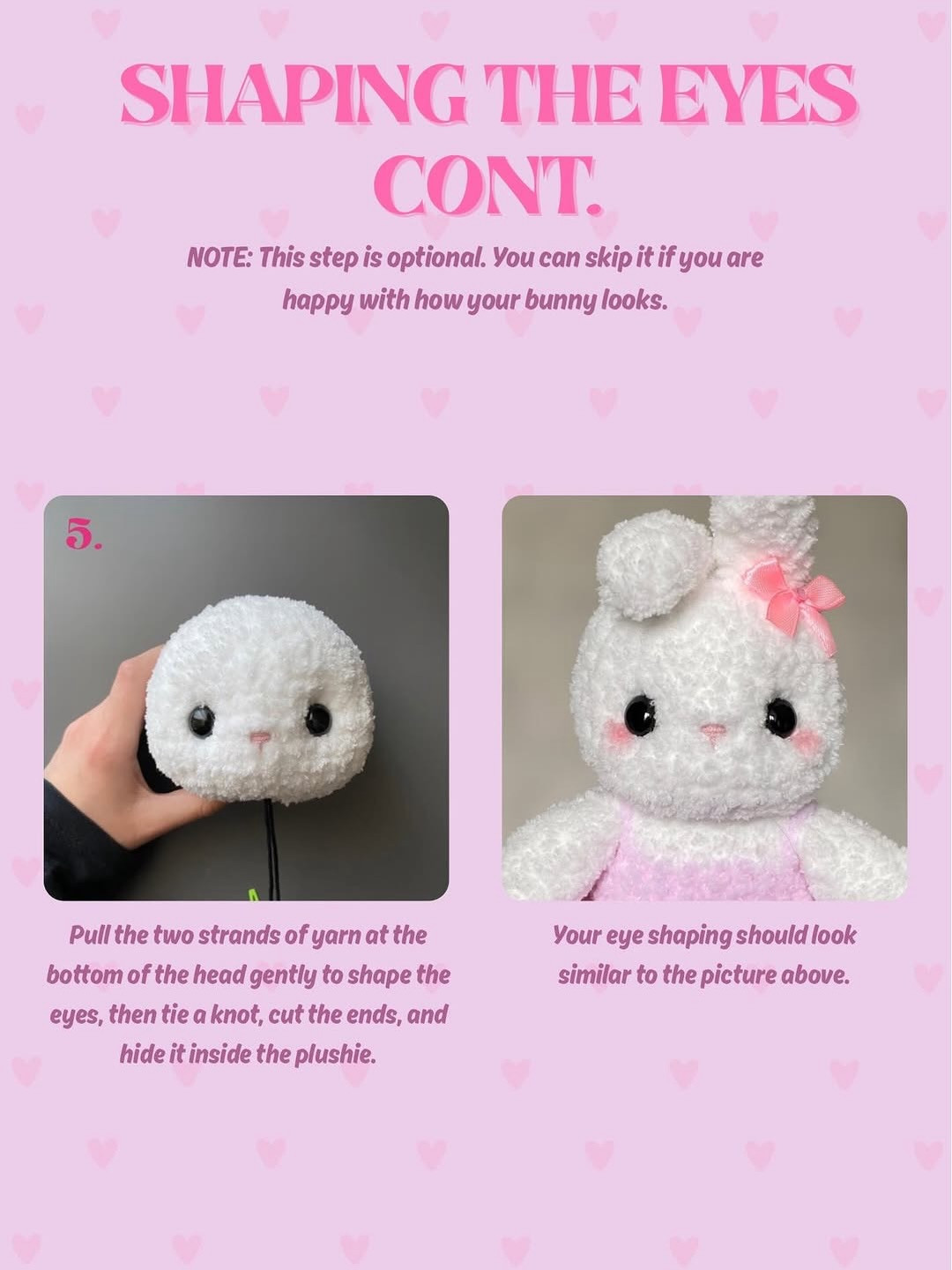 Free Crochet Pattern: Chubby Ballerina Bunny with Pink Dress