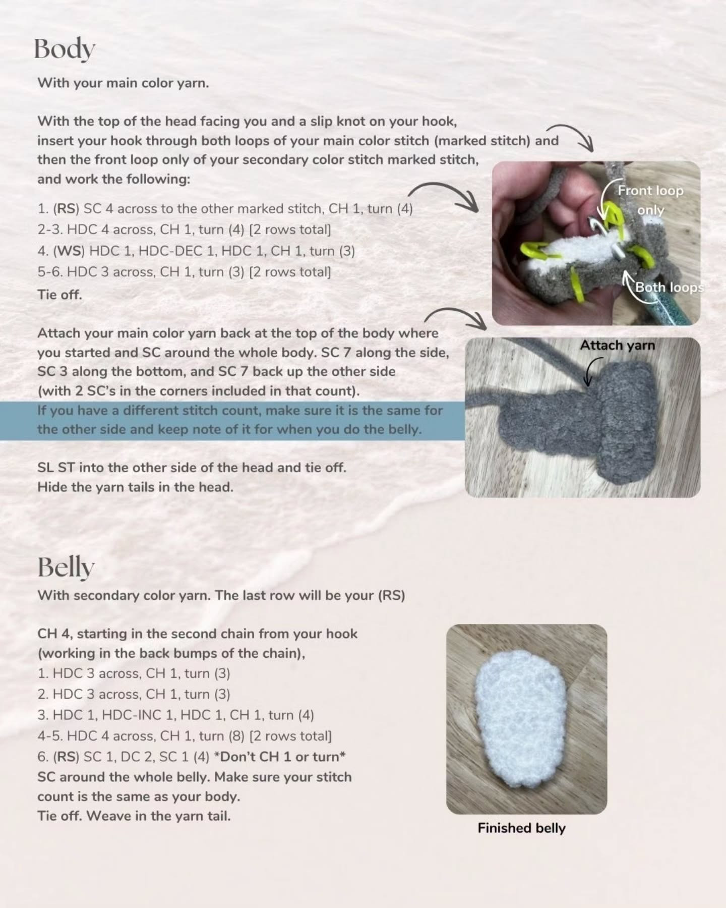 Free Crochet Pattern: Coldwater Shores Sharky Charm Chapstick Holder