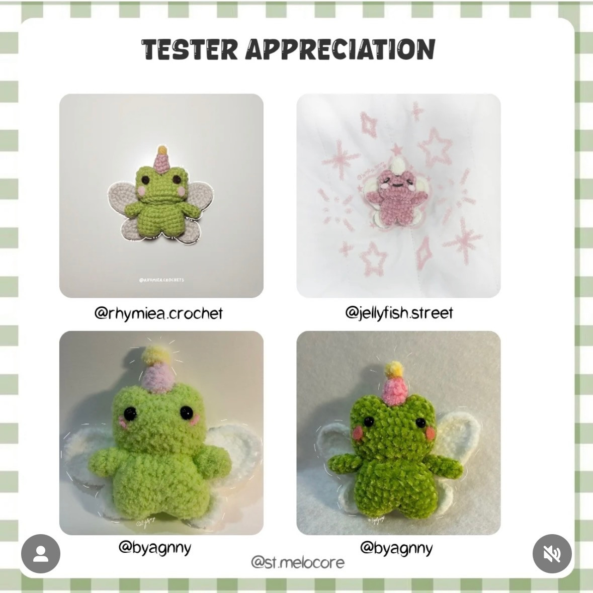 Free Crochet Pattern: Cute Fairy Frog Amigurumi with Wings and Party Hat