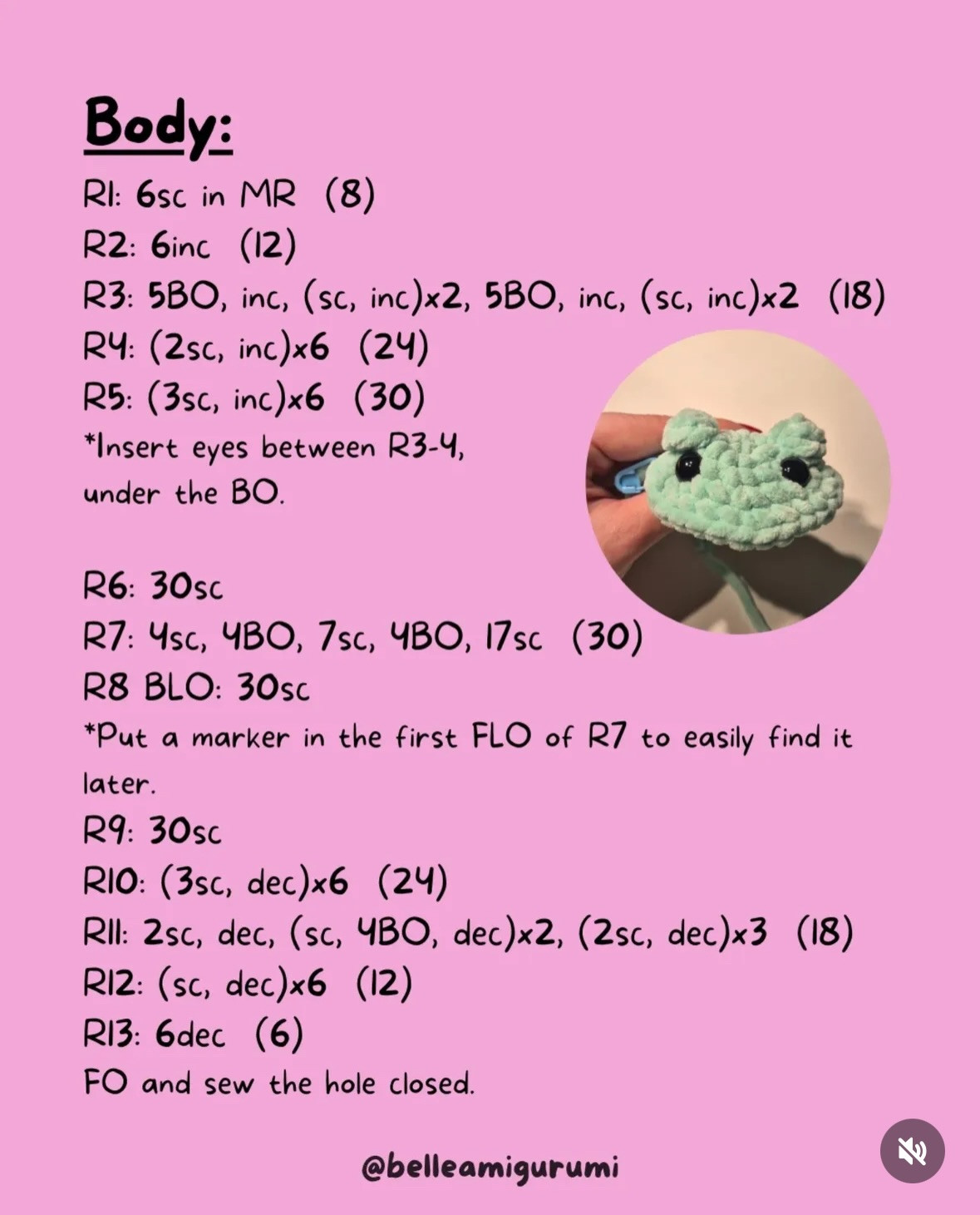 Free Crochet Pattern: Cute Flower Frog Amigurumi with Bobble Stitch