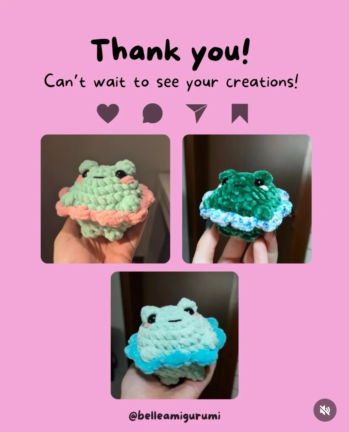 Free Crochet Pattern: Cute Flower Frog Amigurumi with Bobble Stitch