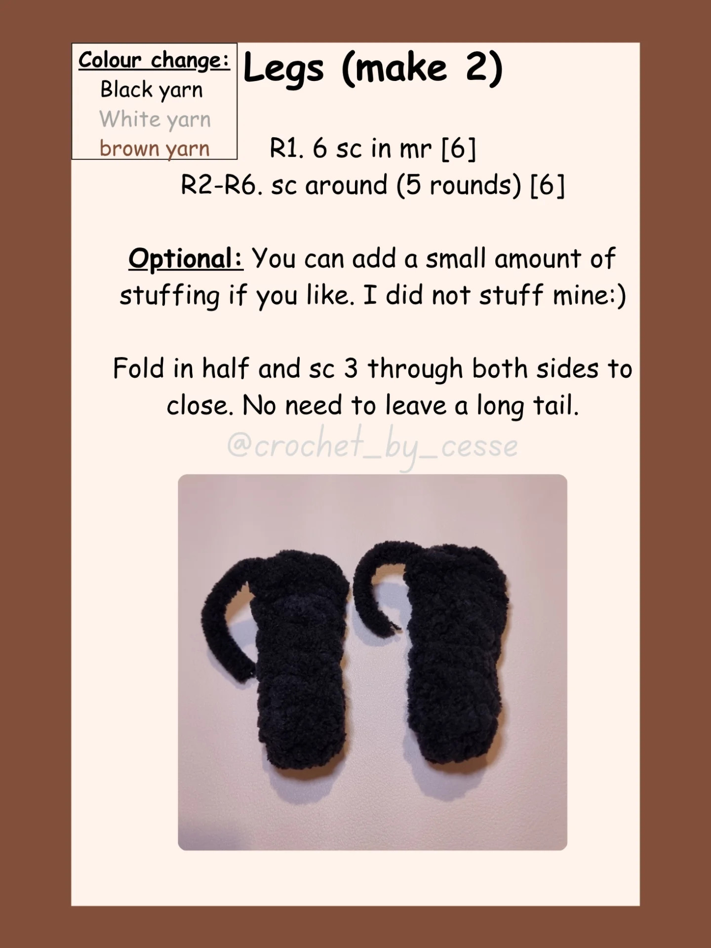 Free Crochet Pattern: Cute Hot Cross Bun Amigurumi Doll - No-Sew Tutorial