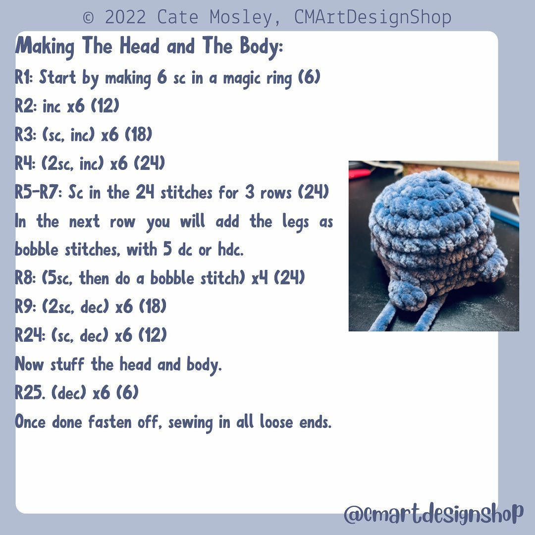 Free Crochet Pattern: Cute Little Bear Puff Creation by Cate Mosley