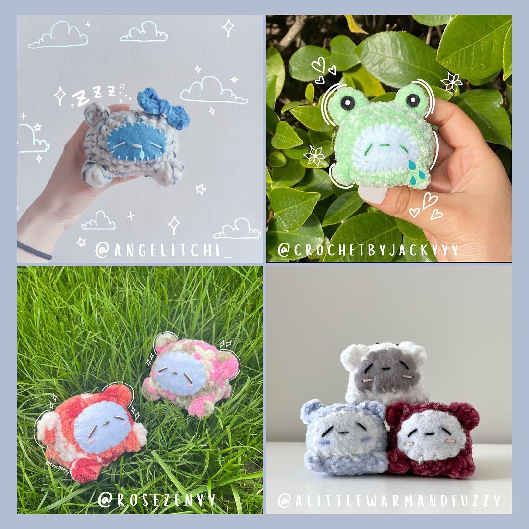 Free Crochet Pattern: Cute Little Bear Puff Creation by Cate Mosley