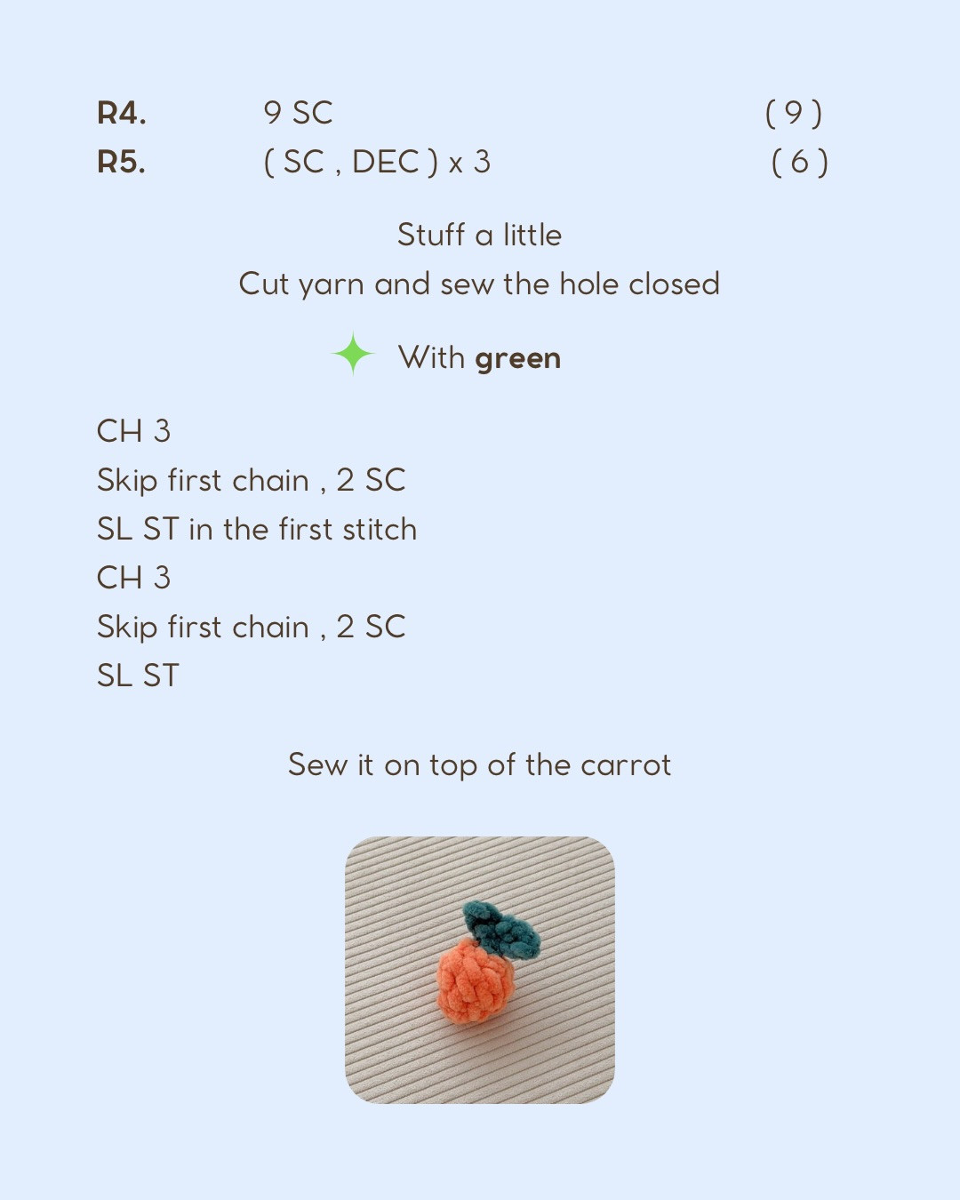 Free Crochet Pattern: Cute Pink Piggy with Blue Bunny Hat and Carrot