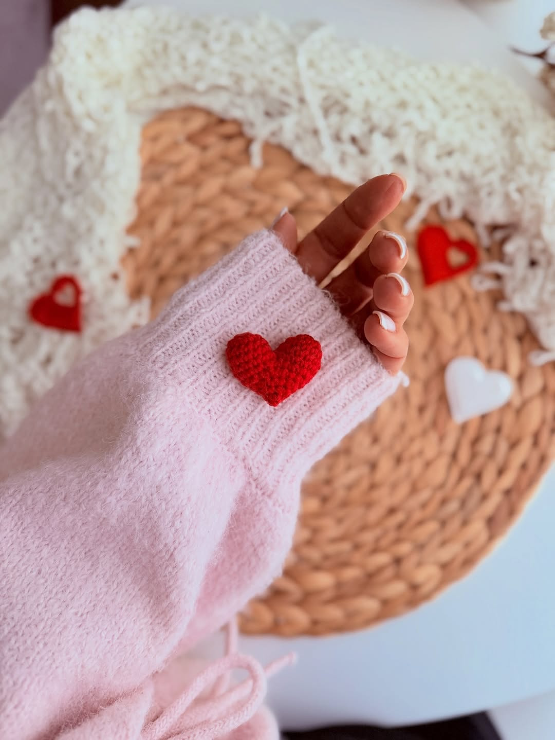 Free Crochet Pattern: Cute Red Heart Keychain - Step by Step Guide
