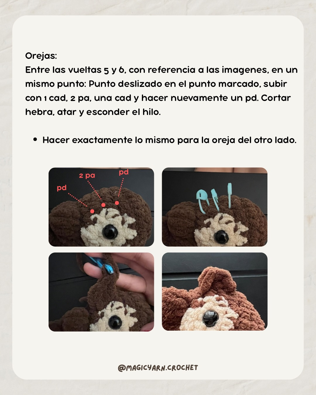 Free Crochet Pattern for Baby Monkey Amigurumi Doll