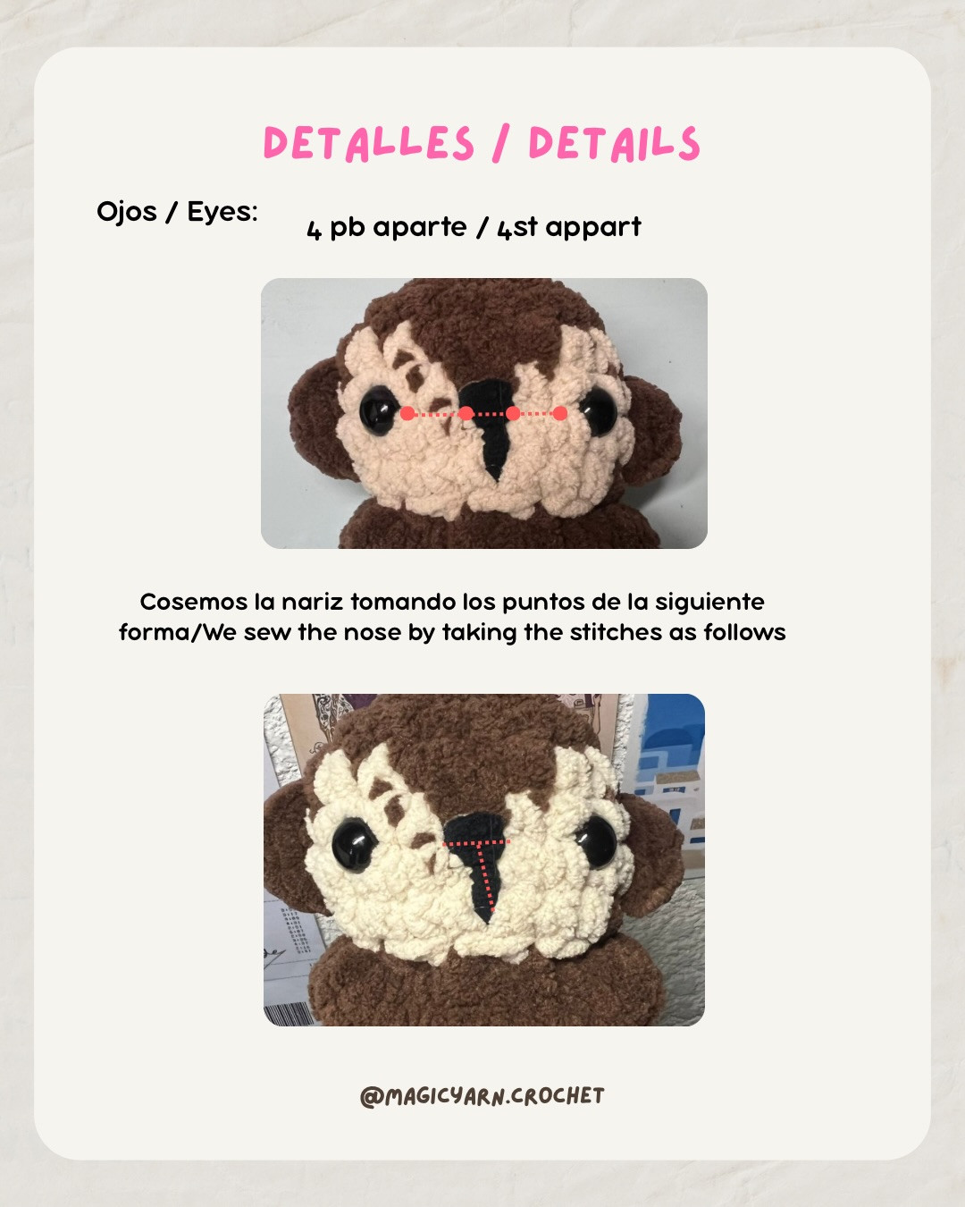 Free Crochet Pattern for Baby Monkey Amigurumi Doll