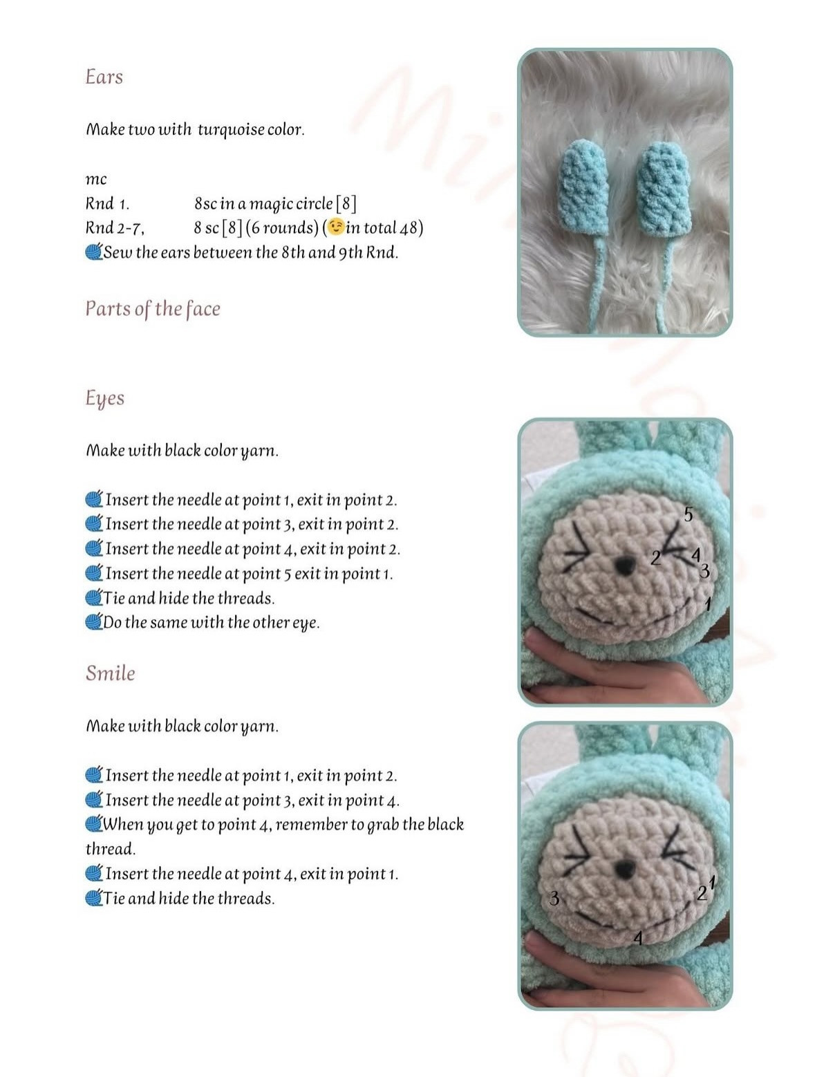 Free Crochet Pattern for Bubu Snuggler Doll by Mimi Magic Art