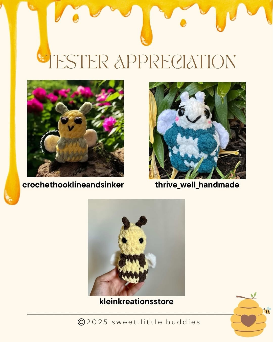 Free Crochet Pattern for Cute Amigurumi Bee Buddy with Bobble Stitch Details