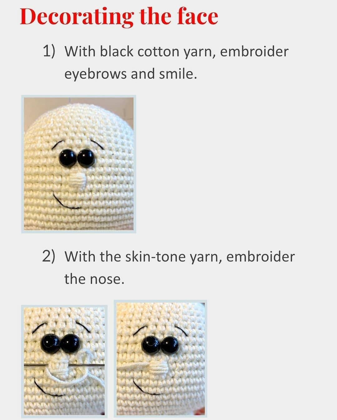 Free Crochet Pattern for Cute Christmas Santa Amigurumi Doll with Red Hat and Gifts
