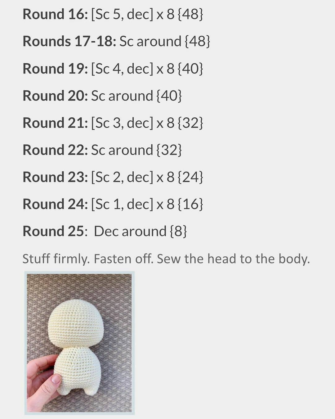 Free Crochet Pattern for Cute Christmas Santa Amigurumi Doll with Red Hat and Gifts