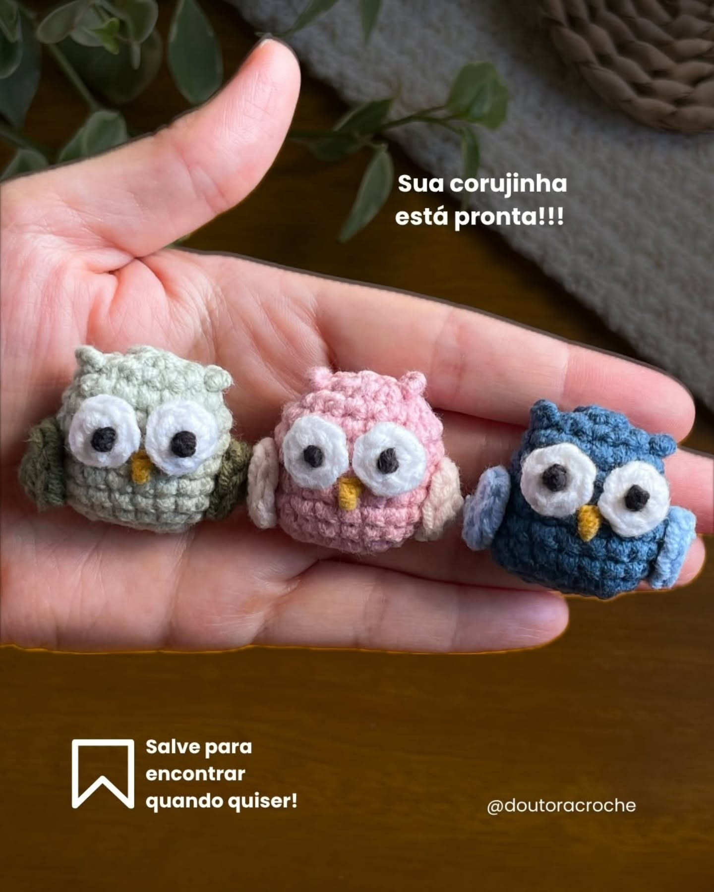 Free Crochet Pattern for Cute Pink Little Owl Amigurumi