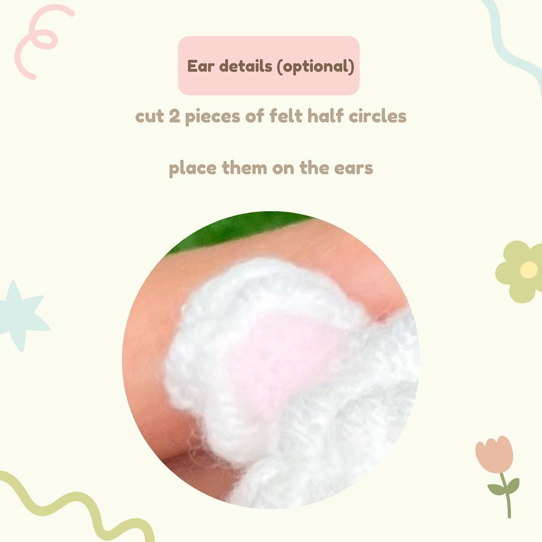 Free Crochet Pattern for Love Shirokuma Amigurumi Bear with Pink Heart