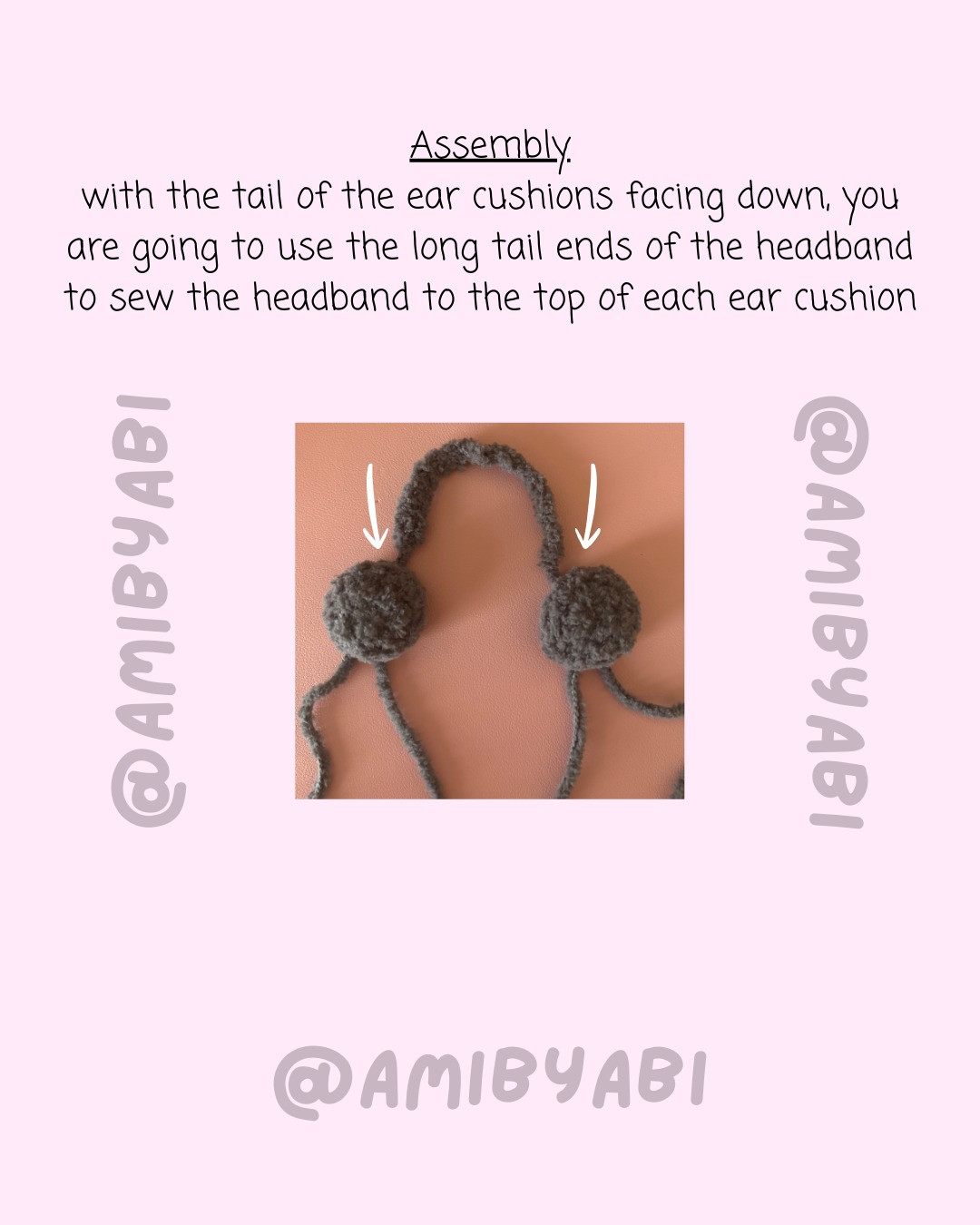 Free Crochet Pattern for Winter Earmuffs by AmiByAbi