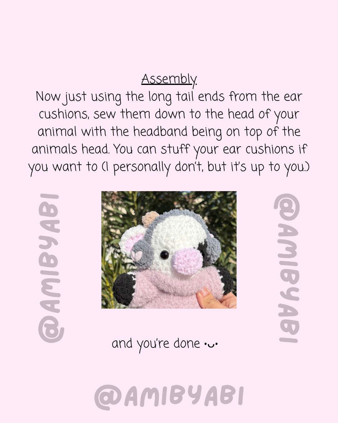 Free Crochet Pattern for Winter Earmuffs by AmiByAbi