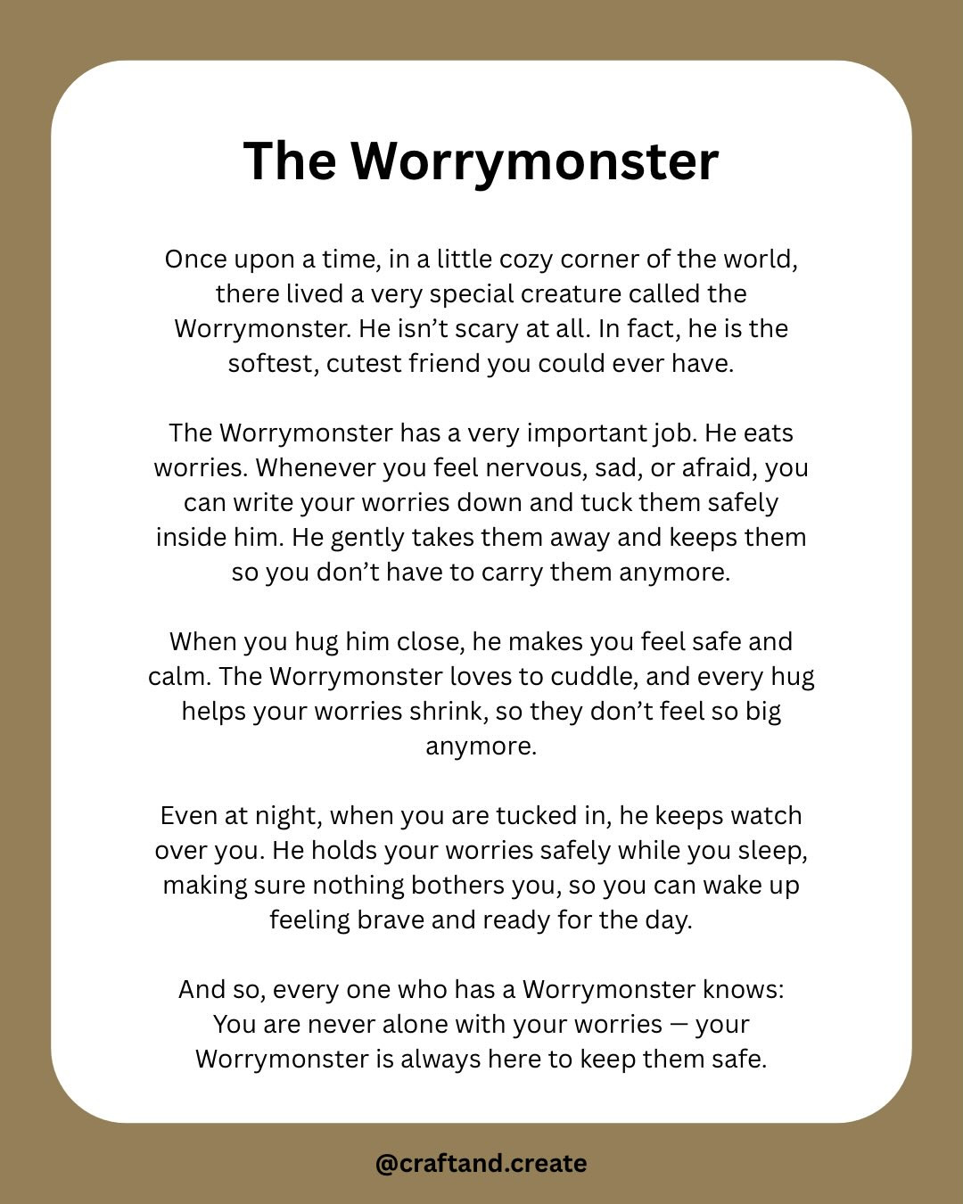 Free Crochet Pattern for Worry Monster Amigurumi Doll