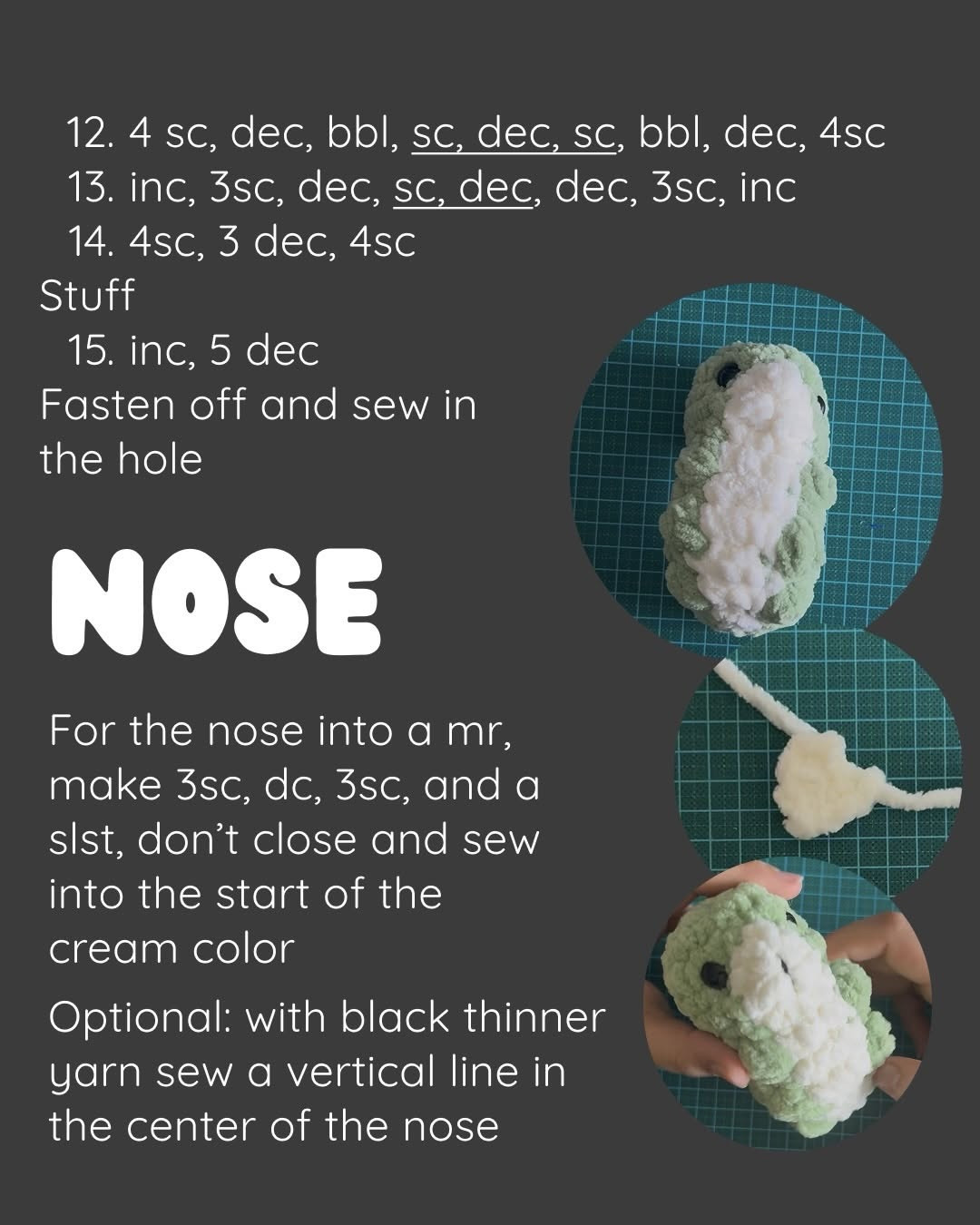 Free Crochet Pattern: Hollow Worm Amigurumi by Lilstarpurr