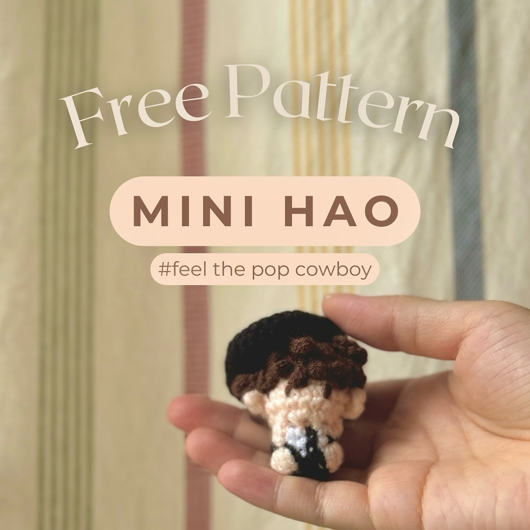 Free Crochet Pattern: Mini Hao Amigurumi Doll by PepiBuild