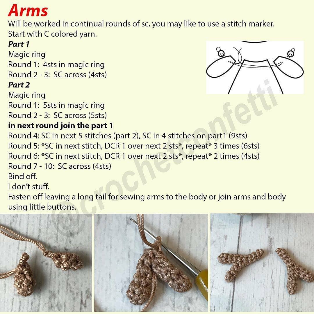 Free Crochet Pattern Part 1: Head and Ear Muffs for Little Snowman Amigurumi