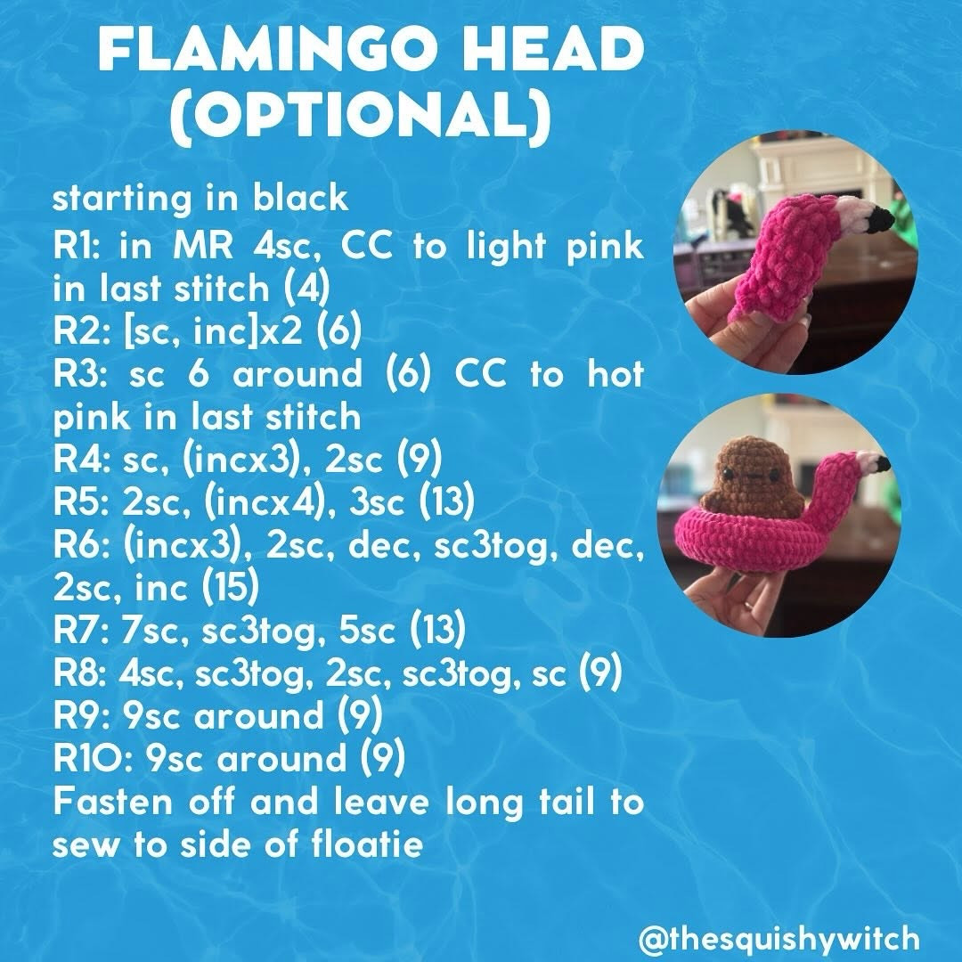 Free Crochet Pattern: Summer Spud Amigurumi with Pool Floatie and Sunglasses