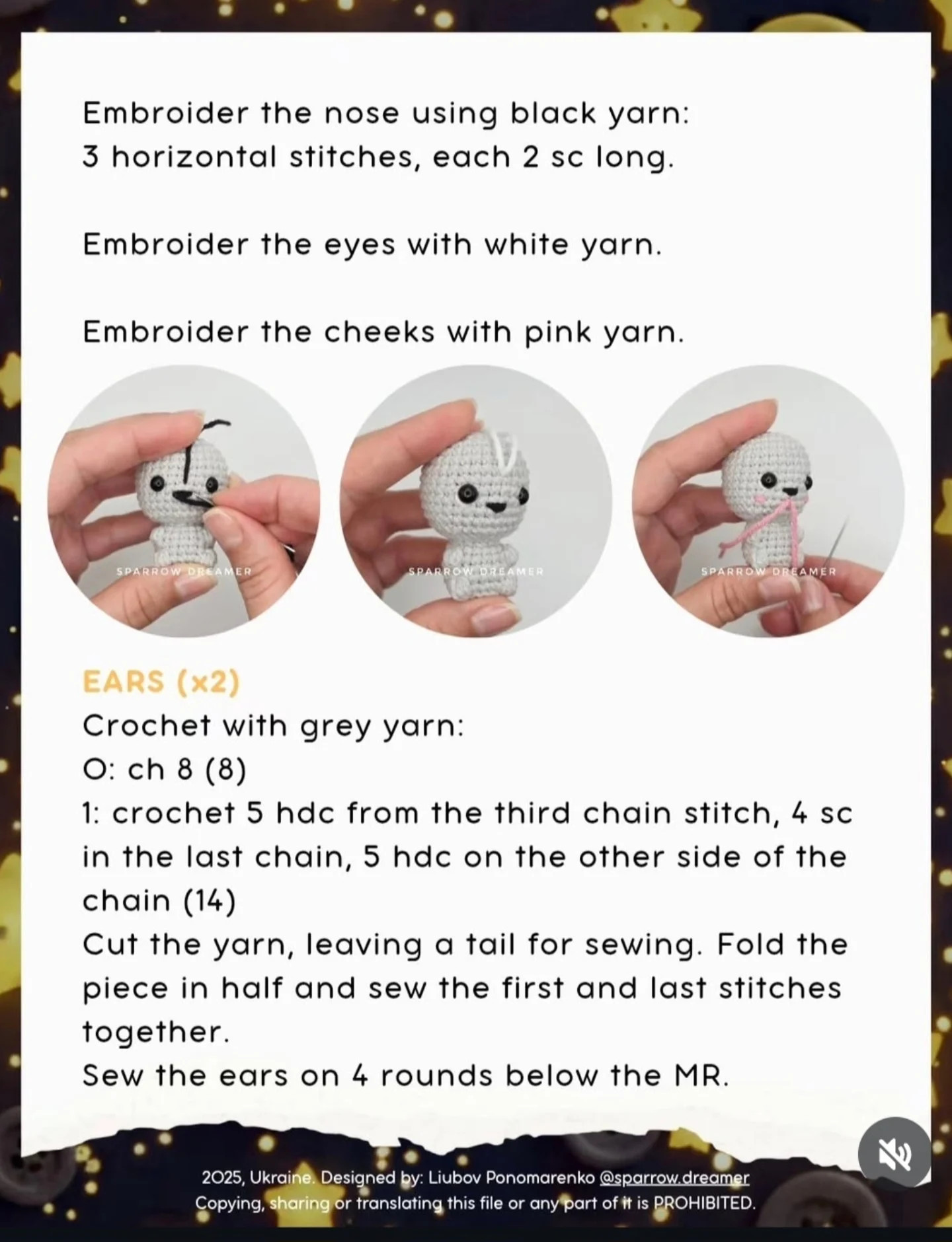 Free Crochet Pattern: Tiny Bunny Amigurumi
