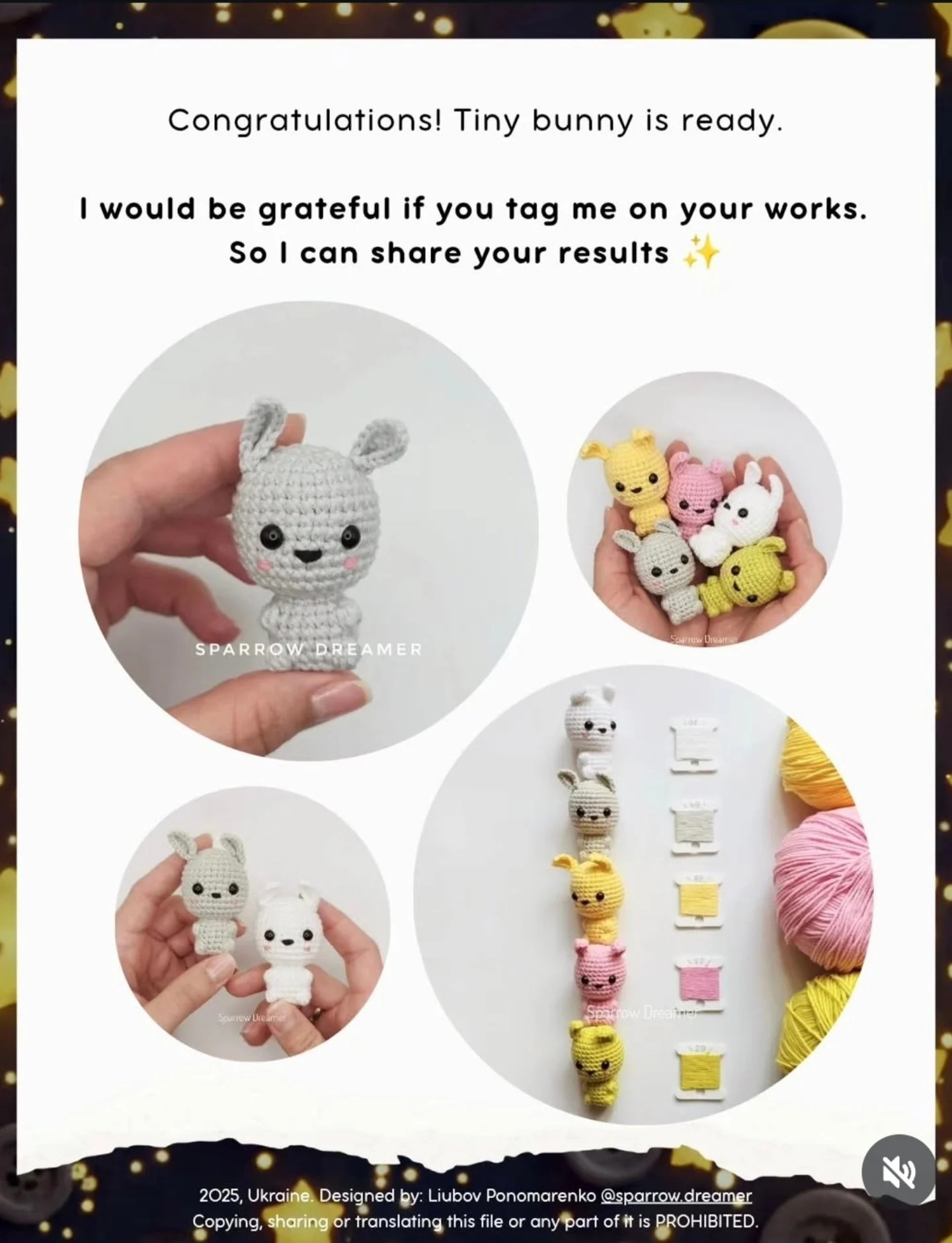 Free Crochet Pattern: Tiny Bunny Amigurumi