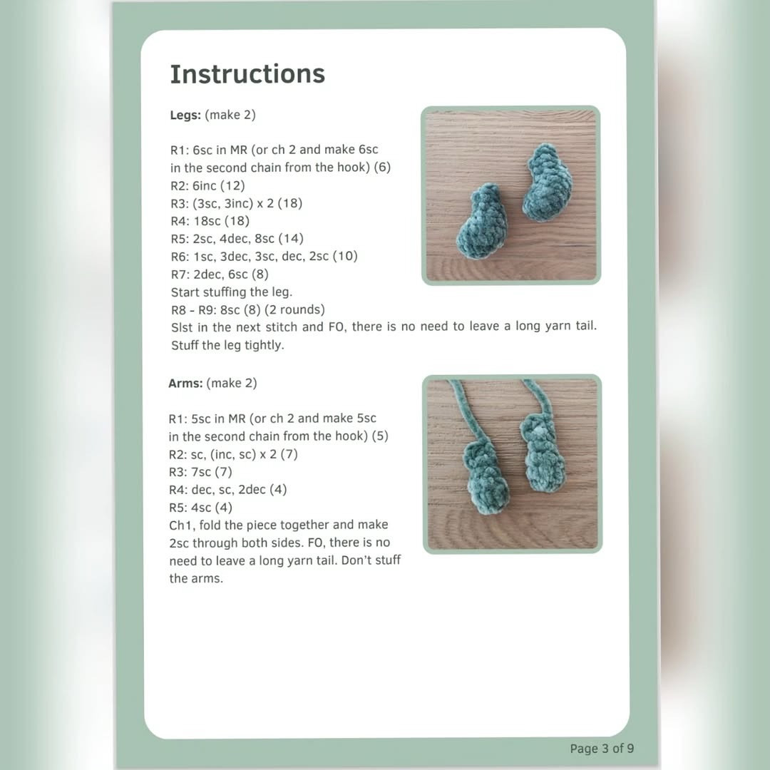 Free Crochet T-Rex Amigurumi Pattern: Green Chenille Yarn Low-Sew Dinosaur Tutorial
