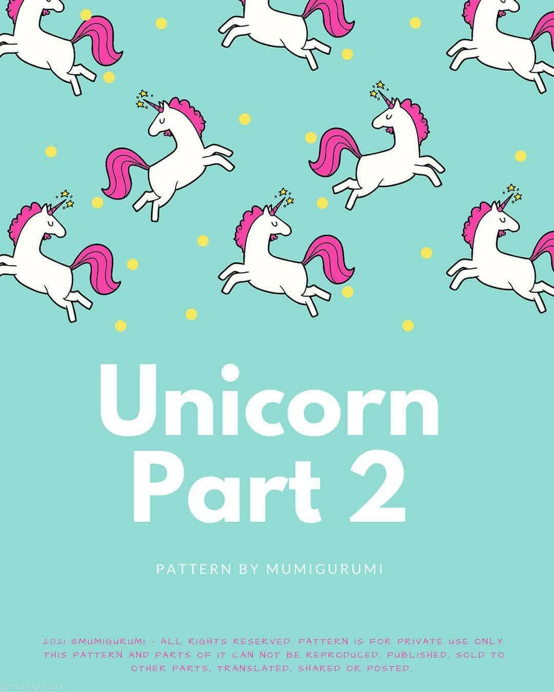 Free Crochet Unicorn Amigurumi Pattern Part 2 - Purple Head Tutorial