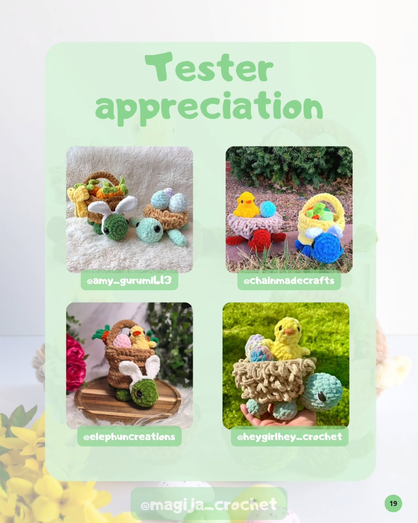 Free Easter Turtles Mod: Cute Amigurumi Basket & Nest Pattern with Chicks and Eggs