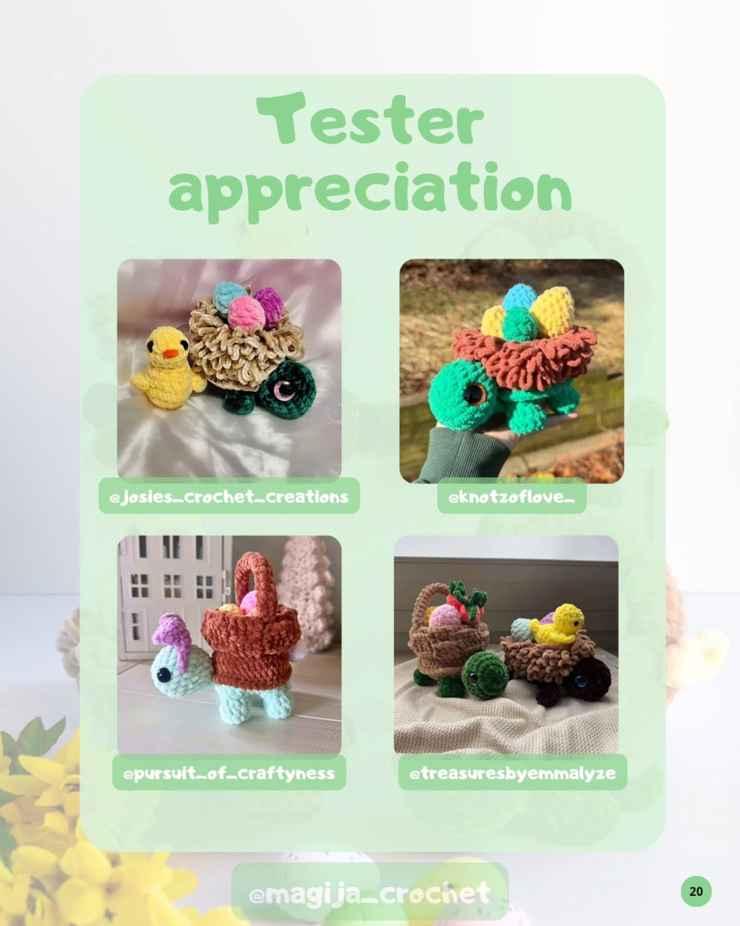 Free Easter Turtles Mod: Cute Amigurumi Basket & Nest Pattern with Chicks and Eggs