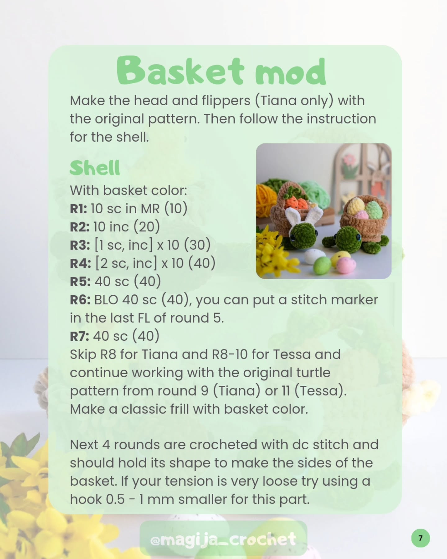 Free Easter Turtles Mod: Cute Amigurumi Basket & Nest Pattern with Chicks and Eggs