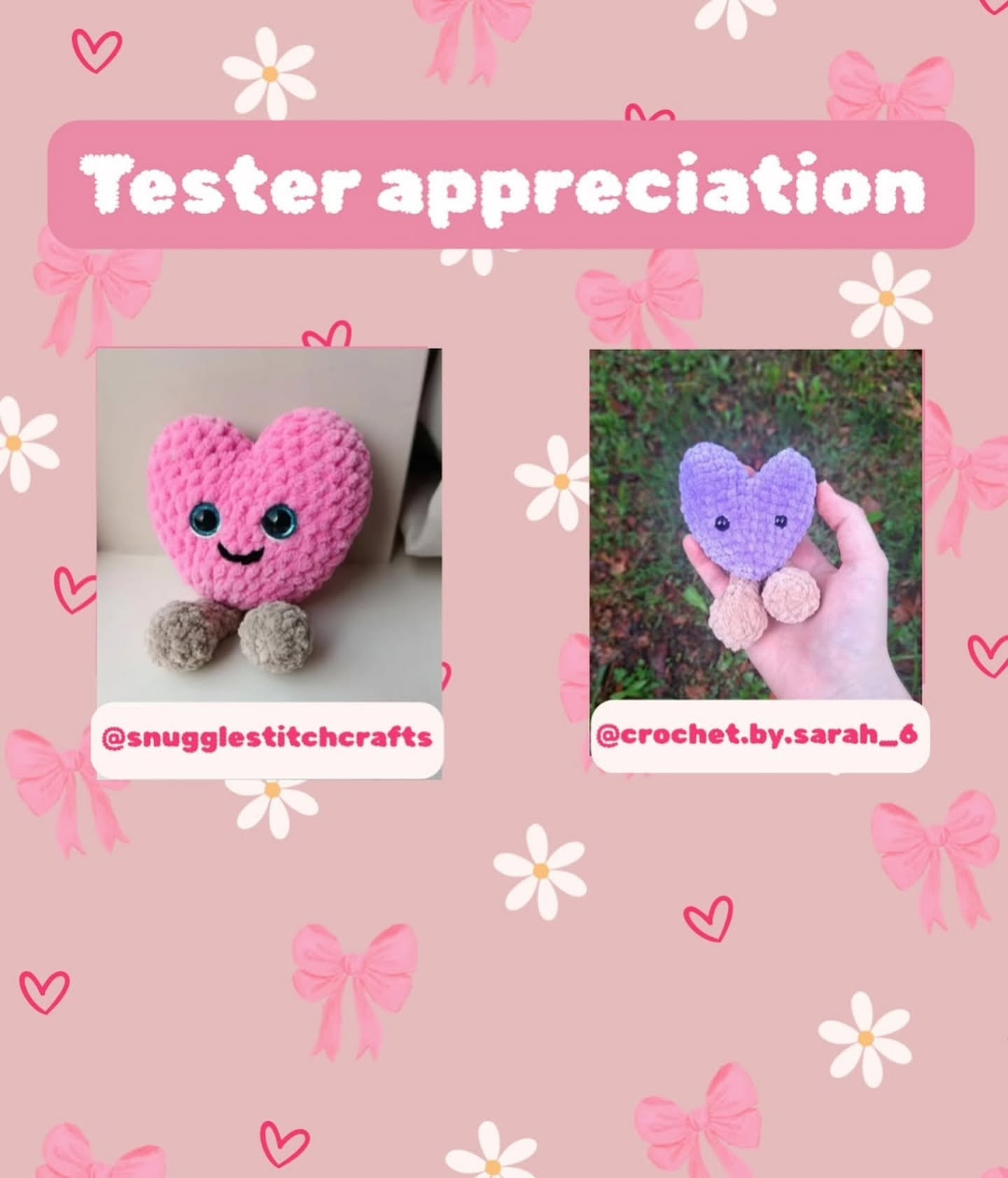 Free Jellycat Hearts Amigurumi Crochet Pattern