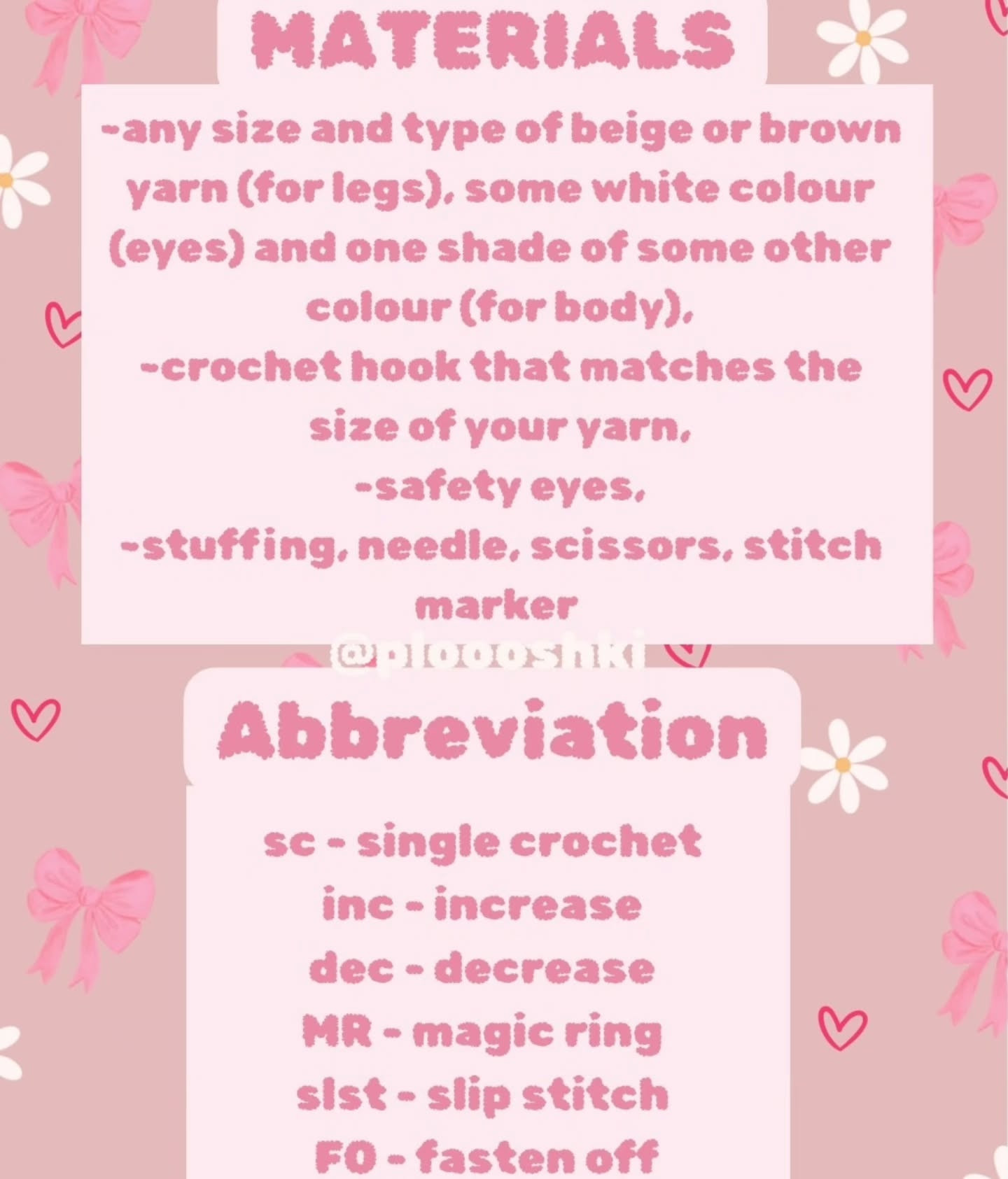 Free Jellycat Hearts Amigurumi Crochet Pattern