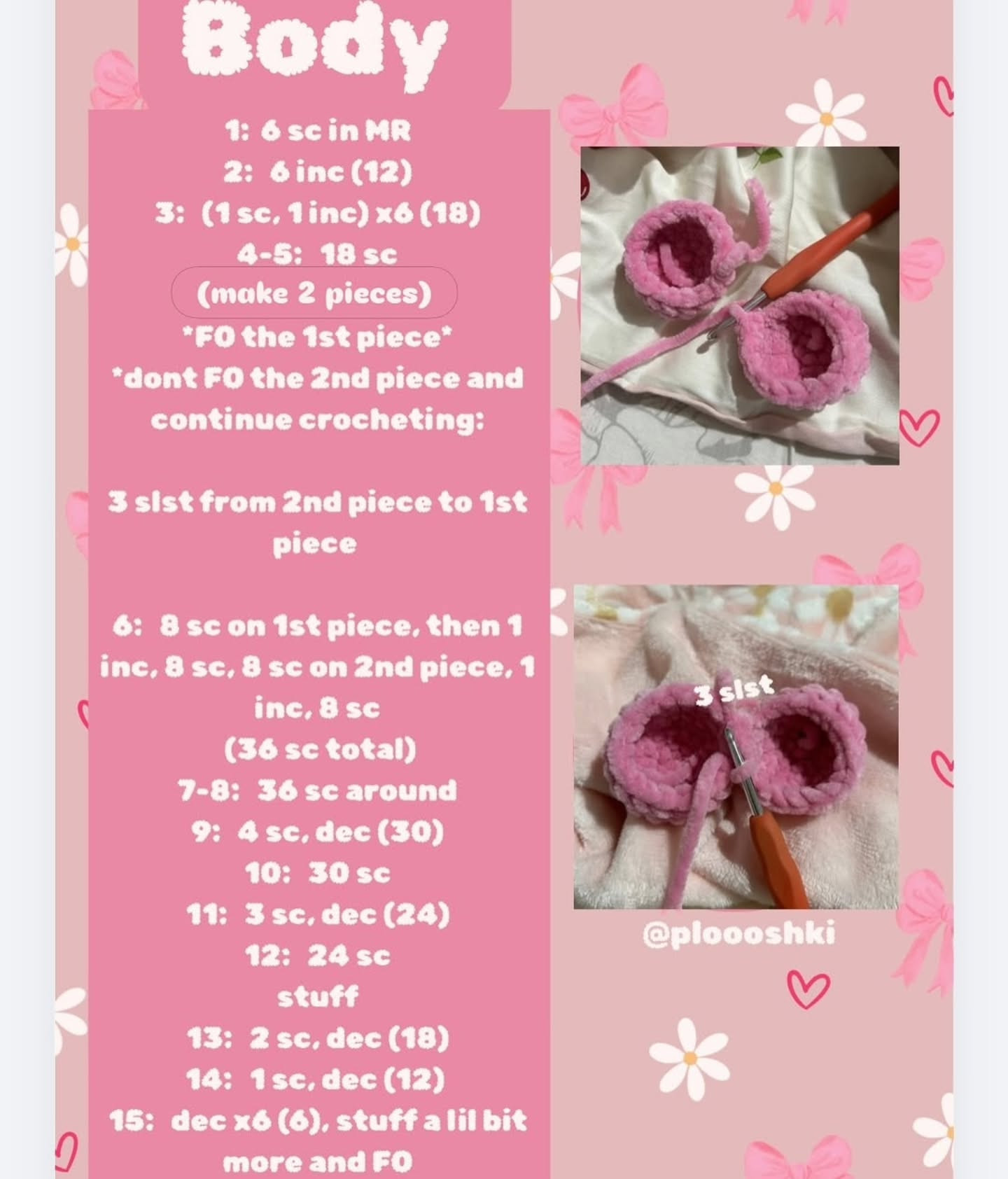 Free Jellycat Hearts Amigurumi Crochet Pattern